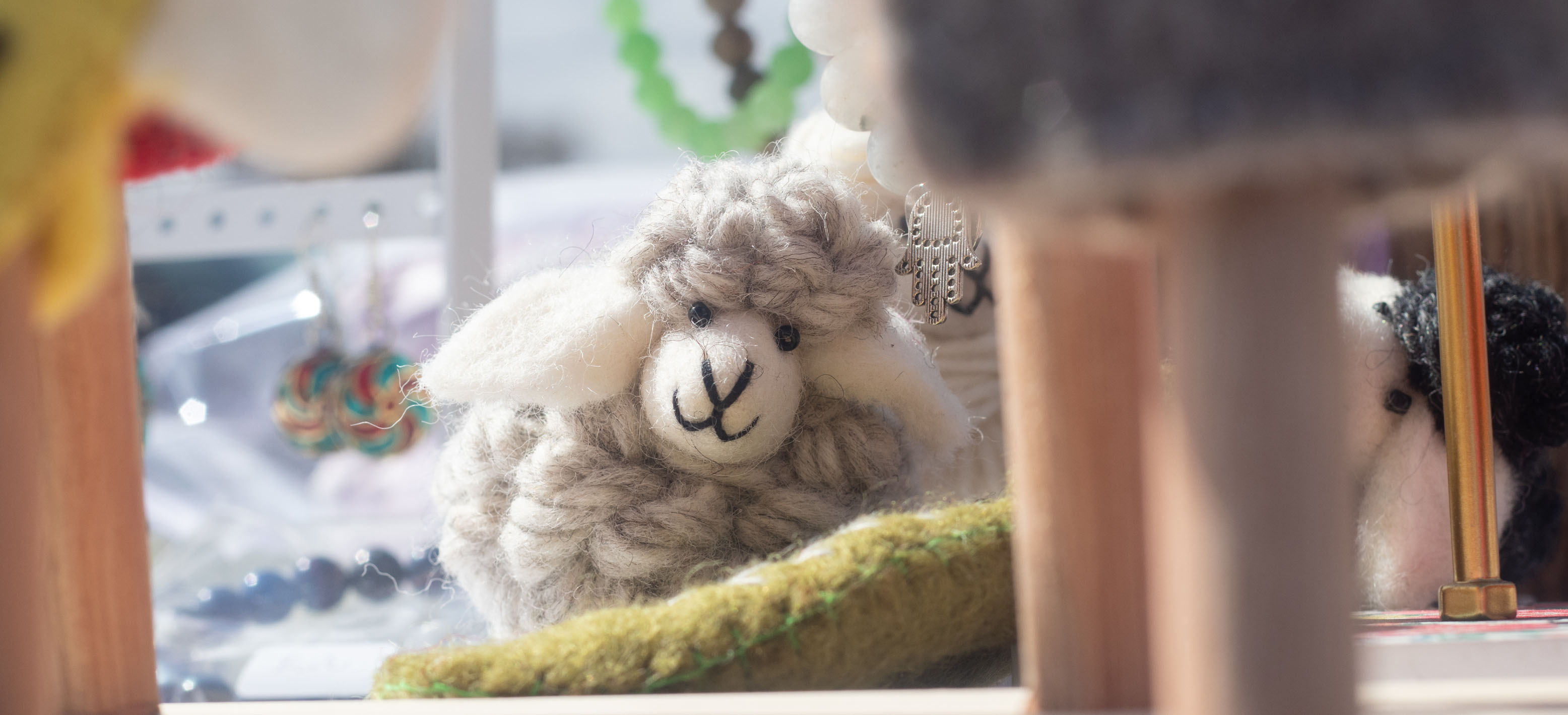 🧶 Fluffy &amp; Friendly — Handmade Sheep Charm